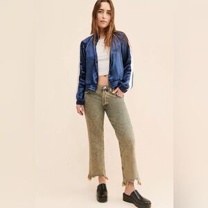 Free People Mid-Rise Straight-Leg Jeans Size 27- NWT